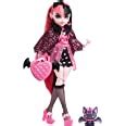 MONSTER HIGH Muñeca Draculaura con Vestimenta de Moda y Accesorios