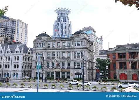 Shanghai Bund Architecture Scenery Editorial Stock Image - Image of ...