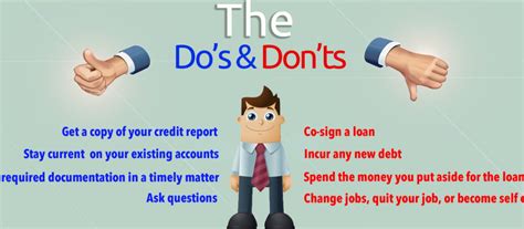 The Dos And Donts During The Loan Process Aracelivillanuevapa