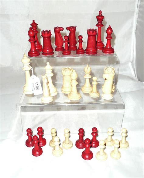 Lot 1166 A 19th Century Staunton Ivory Chess Set No