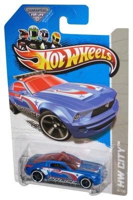 Hot Wheels HW City Blue Police Ford Mustang GT Concept Toy Car
