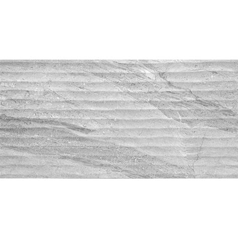 Calcolo Lounge Grey Decor Matt Ceramic Wall Tile 300 X 600mm