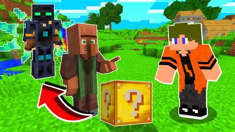 Esse Villager Troca Lucky Blocks Por Armadura Avaritia No Minecraft