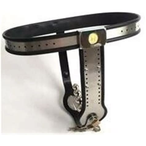 Último Nuevo Macho De Acero Inoxidable Cadena Anal Plug Butt Beads Con Pene Anillo Cinturón De