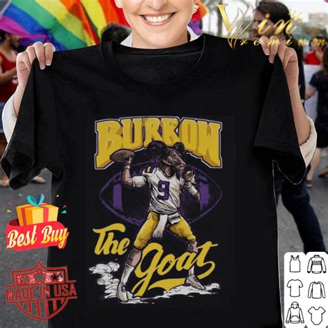 LSU Tigers Joe Burrow The Goat shirt, hoodie, sweater, longsleeve t-shirt