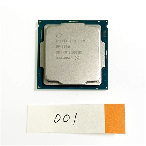 【やや傷や汚れあり】【動作品】 001 Intel Core I5 8600 Lga1151 第8世代 6コア6スレ Cpu Intel 保証