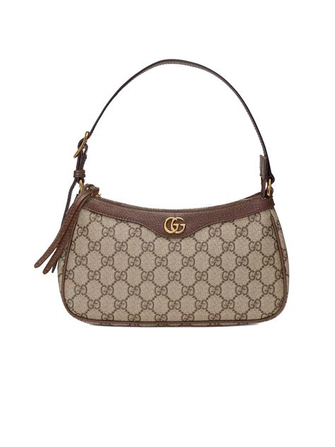 Gucci Ophidia Brown Small Handbag