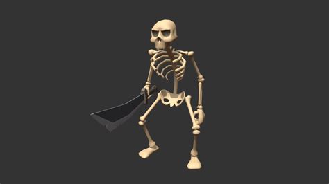 Stylized Skeleton 3d Model By Jeroen Toma Jeroentoma 0901e2d Sketchfab