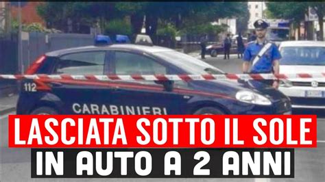 Bambina Di Anni Lasciata In Auto Sotto Al Solo Insieme Al Cane