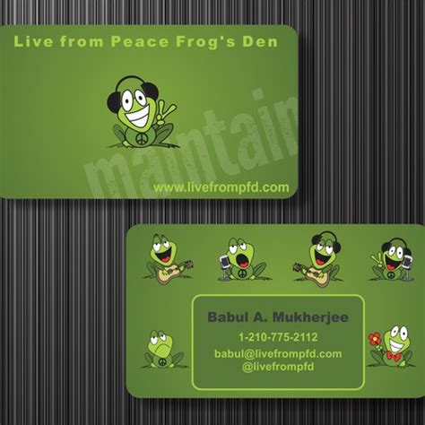 Designs Goofy Music Studio Needs A Kick Ass Business Card Business