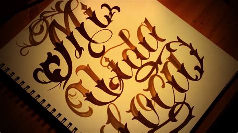 Mi Vida Loca Script Lettering 2star Youtube