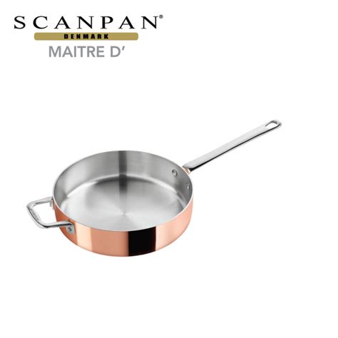 Scanpan Maitre D Copper Induction Cm Saut Pan Lazada Singapore