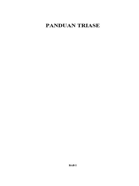 Panduan Triase Pdf