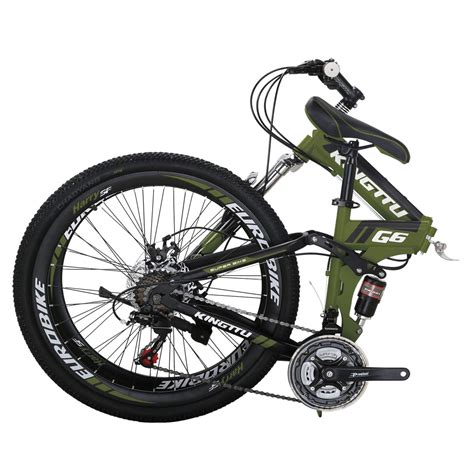 Buy Full Suspension Folding Ain Bike 21 Speed Unisex Adult Folding Bike