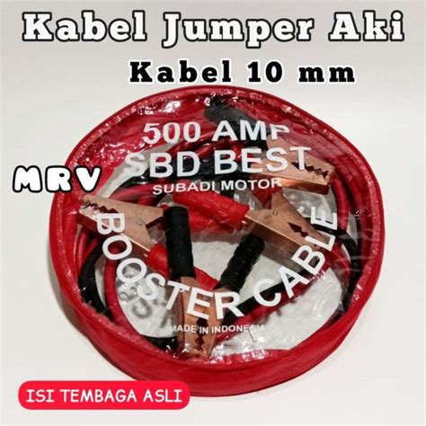 Promo Kabel Jumper Accu Aki Mobil 2 5 Mtr Booster Cable Subadi 500