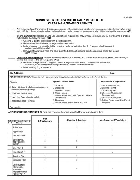 Clearing Grading Permits City Of Bellevue