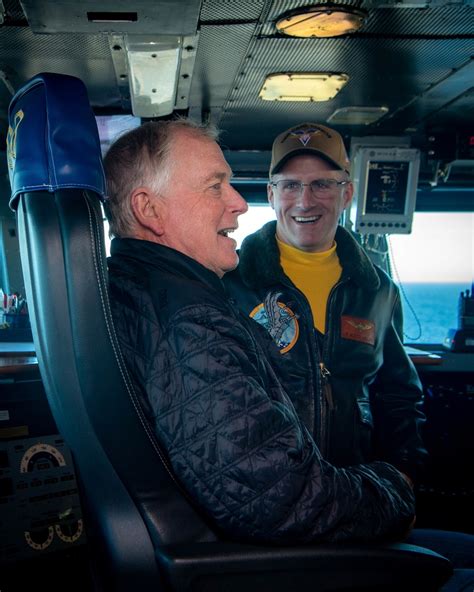 DVIDS Images USS Carl Vinson CVN 70 Sailors Host Dan Quayle In