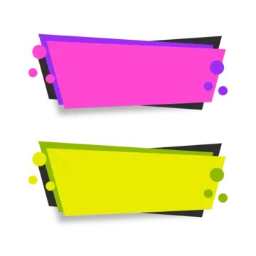 Blank Shape Banner Vector Illustration Blank Shape Banners Png And