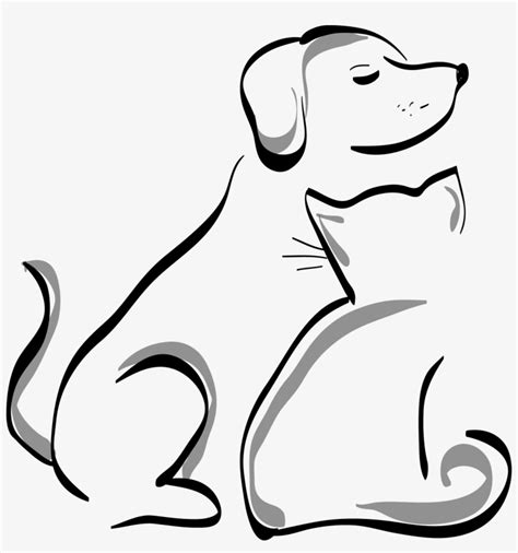 Dog And Cat Silhouette Clip Art Free