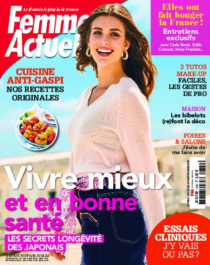 Achat Femme Actuelle N Sept Version Num Rique Et Papier