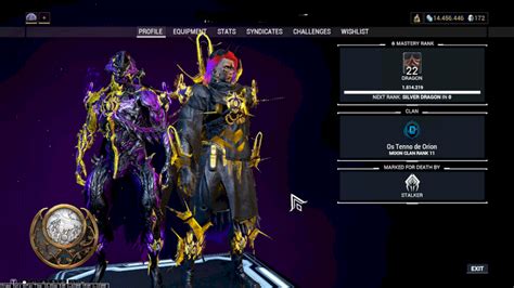 Desapego Games - Warframe > Conta Warframe MR 25, +1000h, inventário de 16k pl