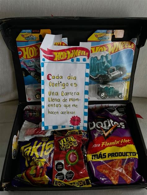 caja de hot wheels en Regalos fáciles para novio Regalos para cumpleaños de novio