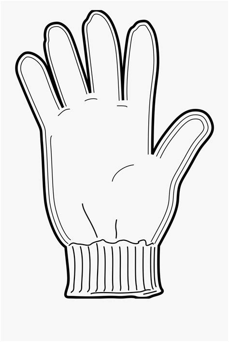 Glove clipart black and white, Glove black and white Transparent FREE for download on ...