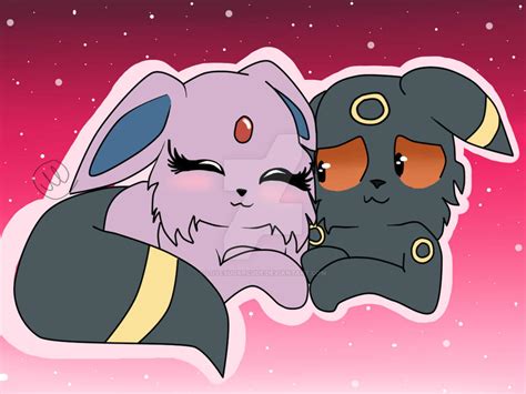 Umbreon And Espeon Love By Lovesugarcude On Deviantart