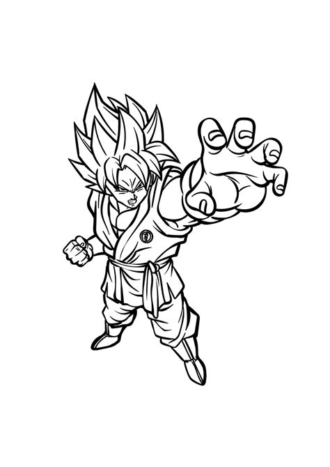 Lb Ruckus Missionary Coloriage De Sangoku A Imprimer Humble Rotation Joy