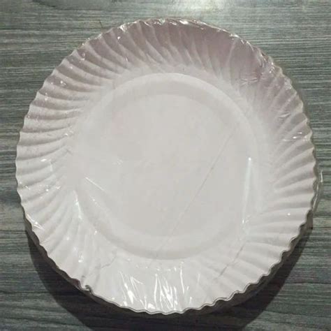 Inch White Plain Paper Plate At Rs Piece Raibag Id