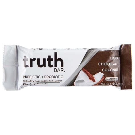 Truth Bar Dark Chocolate Coconut Shop Granola Snack Bars At H E B