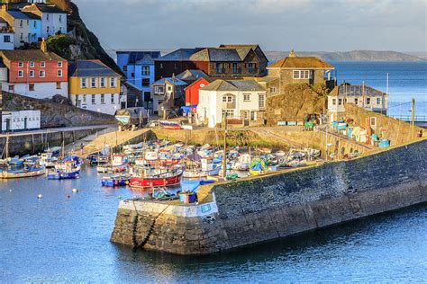 Mevagissey Harbour In Evening Light Photograph By Chris Warham Pixels