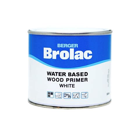 BROLAC W BASED WOOD PRIMER 500ML VeeGeeBee Paint