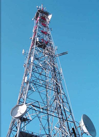 4 Legged Angular Telecommunication Tower Communication Tower Lattice