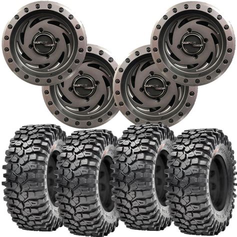 Supergrip Tear Drop Beadlock And Maxxis Roxxzilla Wheel And Tire Kit