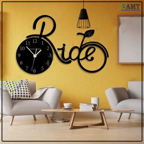 Premium Home Wall Clock (Big Cycle) - Al Miraj Trading