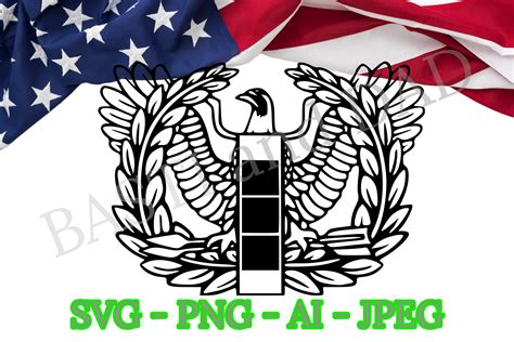 Us Army Warrant Officer Rising Eagle Logo Svg Png Ai And Etsy Israel