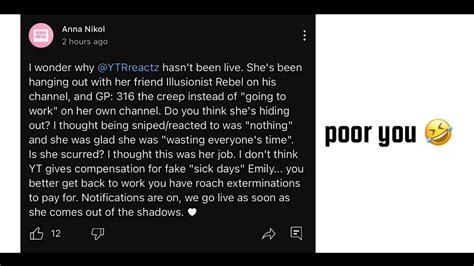 Anna Nikol got her fee fees hurt over me and YTR again :( - YouTube