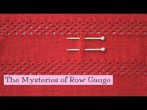 V E R Y P I N K C O M The Mysteries Of Row Gauge Knitting Help