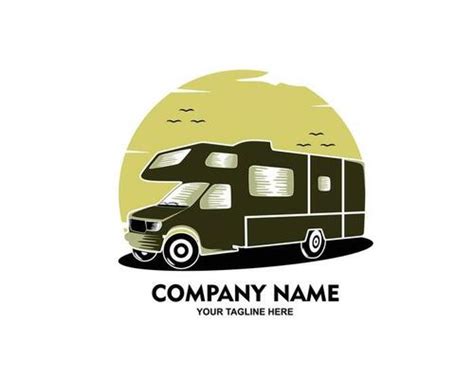 Rv Camper Logo Vector Art Icons And Graphics For Free Download