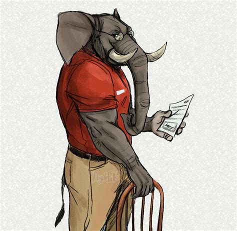 Have You Ever Seen An Elephant Anthro Look This Go By Angelofalls On