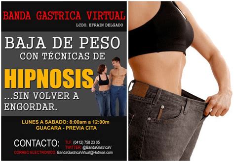 BANDA GÁSTRICA VIRTUAL Hipnosis clínica para abordar la ansiedad por