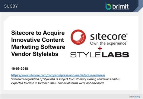 Sitecore To Acquire Innovative Content Marketing Software Vendor