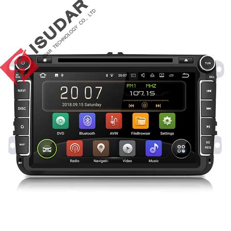 Isudar Car Multimedia Player Android 8 1 2 Din Auto DVD For Volkswagen