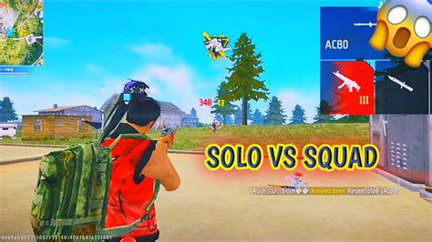 Thodi Galti Se Pura Match Gya Solo Vs Squad In Br Ranked Mode 1vs4