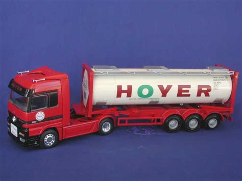 Buffalo Road Imports Mb Tank Truck Hoyer Green O Truck Tanker Diecast Model Nzg Diecast Scale