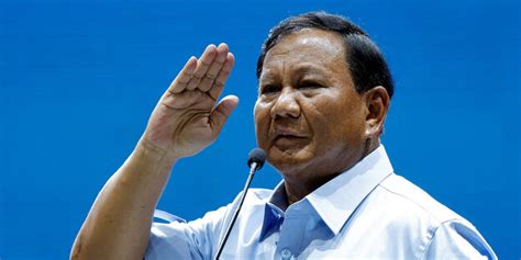 Indonesiens künftiger Präsident Prabowo Sieger mit dunkler