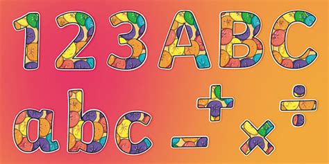 Holi Bulletin Board Letters And Numbers Twinkl
