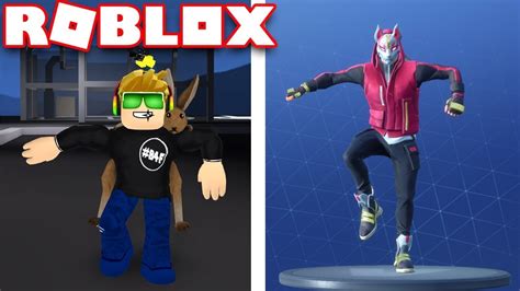 Fortnite Dances In Roblox Do Obbys For Free Fornite Dance Emotes