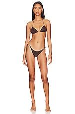 Oseree Lumiere Bikini Set In Chocolate REVOLVE